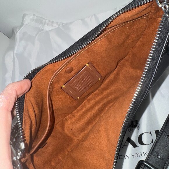 Coach Mira Glove Tanned Leather Crescent Cross-body Bag - Picture 5 of 8